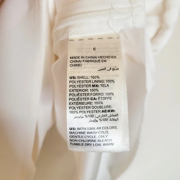 White House Black Market White Sleeveless Top - Picture 10 of 11